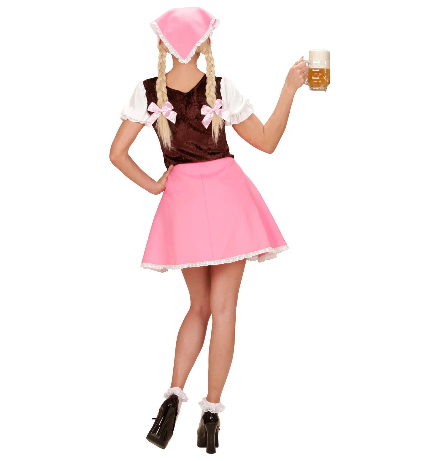 Dirndl jurkje roze dames - Image 3