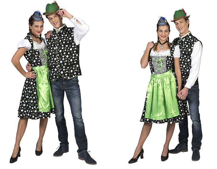 Dirndljurk met edelweis motief - Image 5
