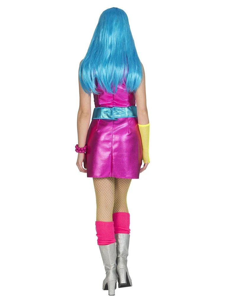 Disco Fever jurkje dames roze/fuchsia - Image 2