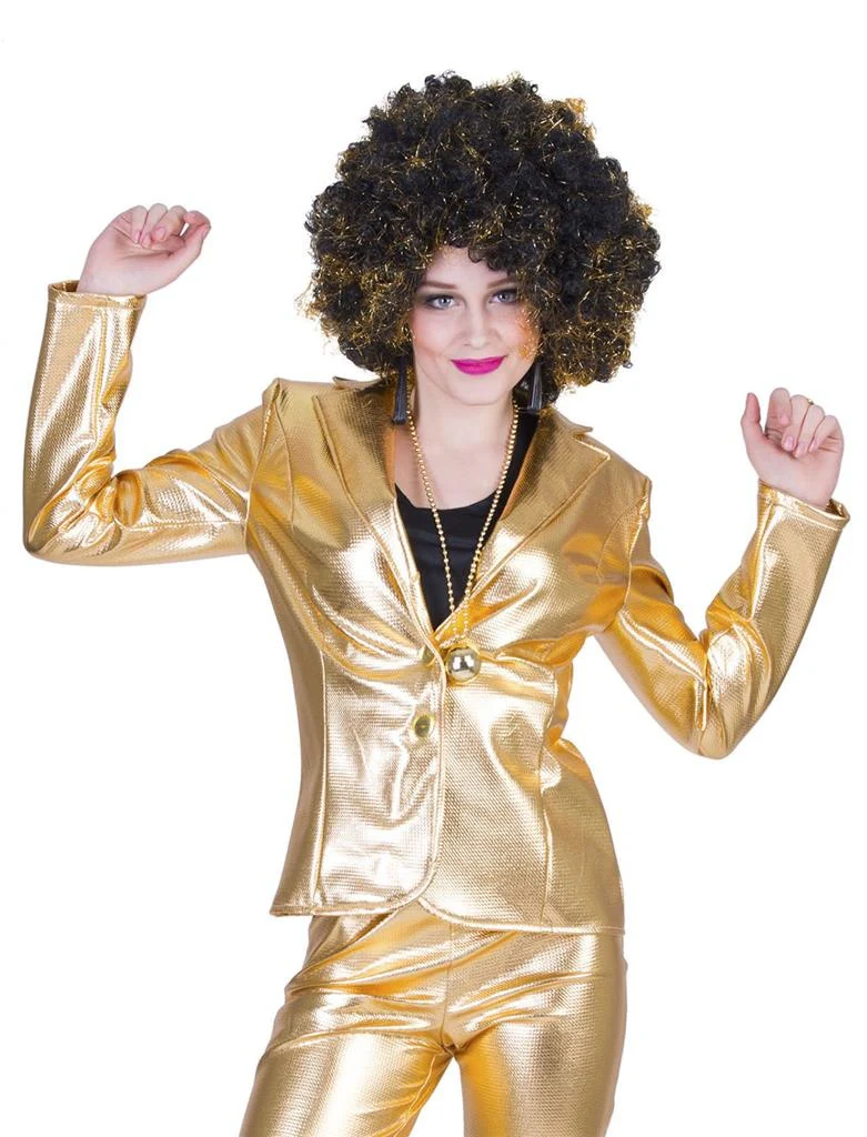 Gouden disco jasje Fever dames