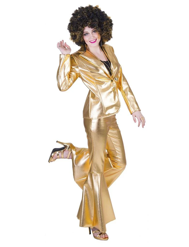 Gouden disco jasje Fever dames - Image 4