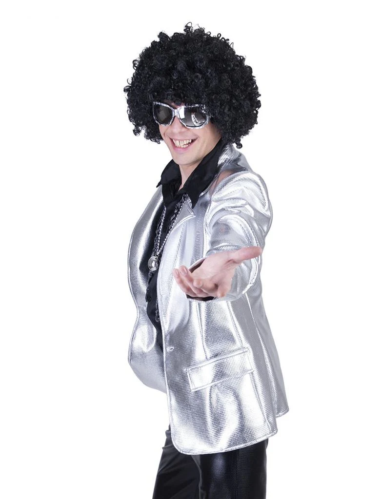 Disco Fever jas zilver heren - Image 2