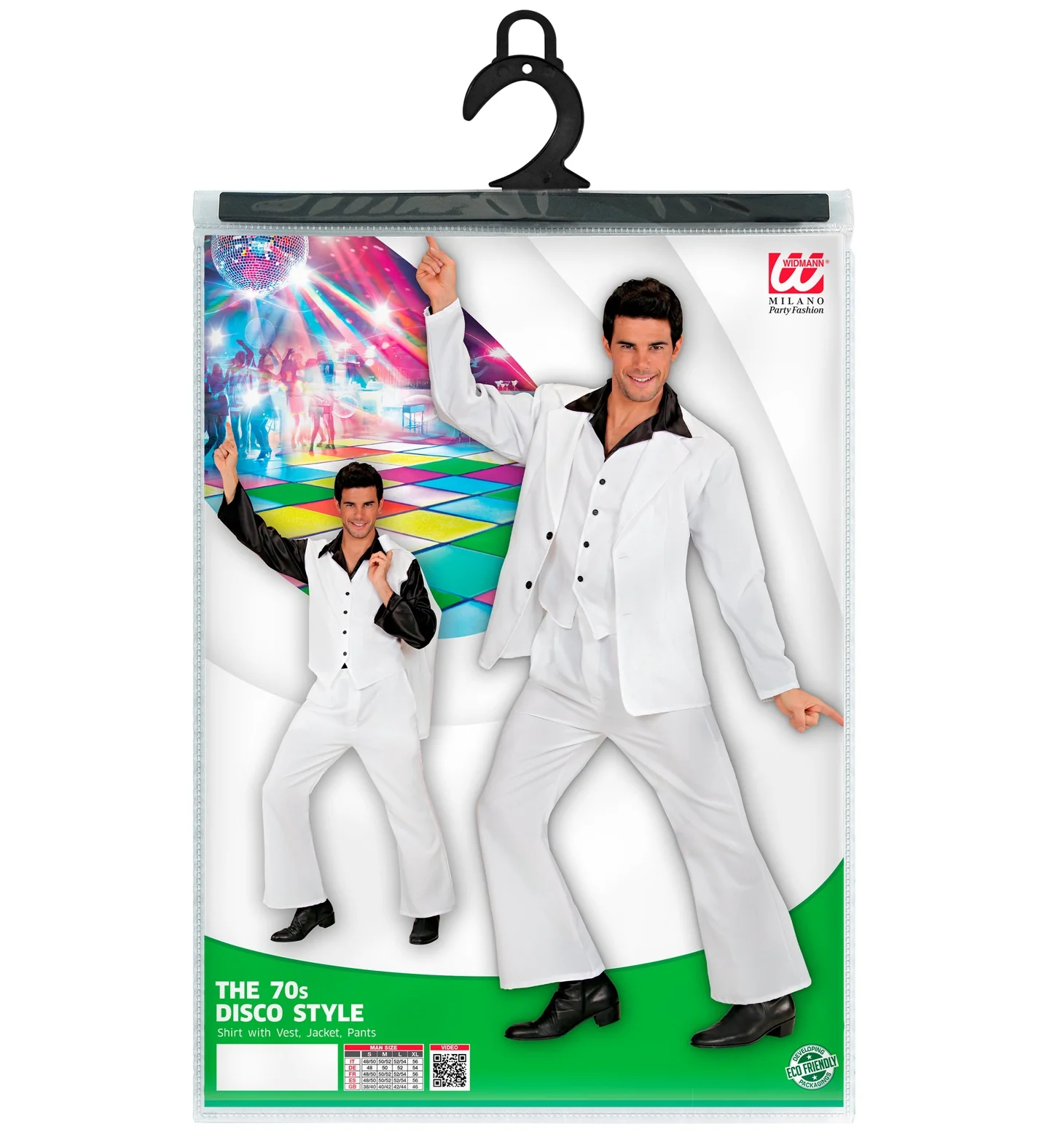 Wit heren pak disco - Image 4