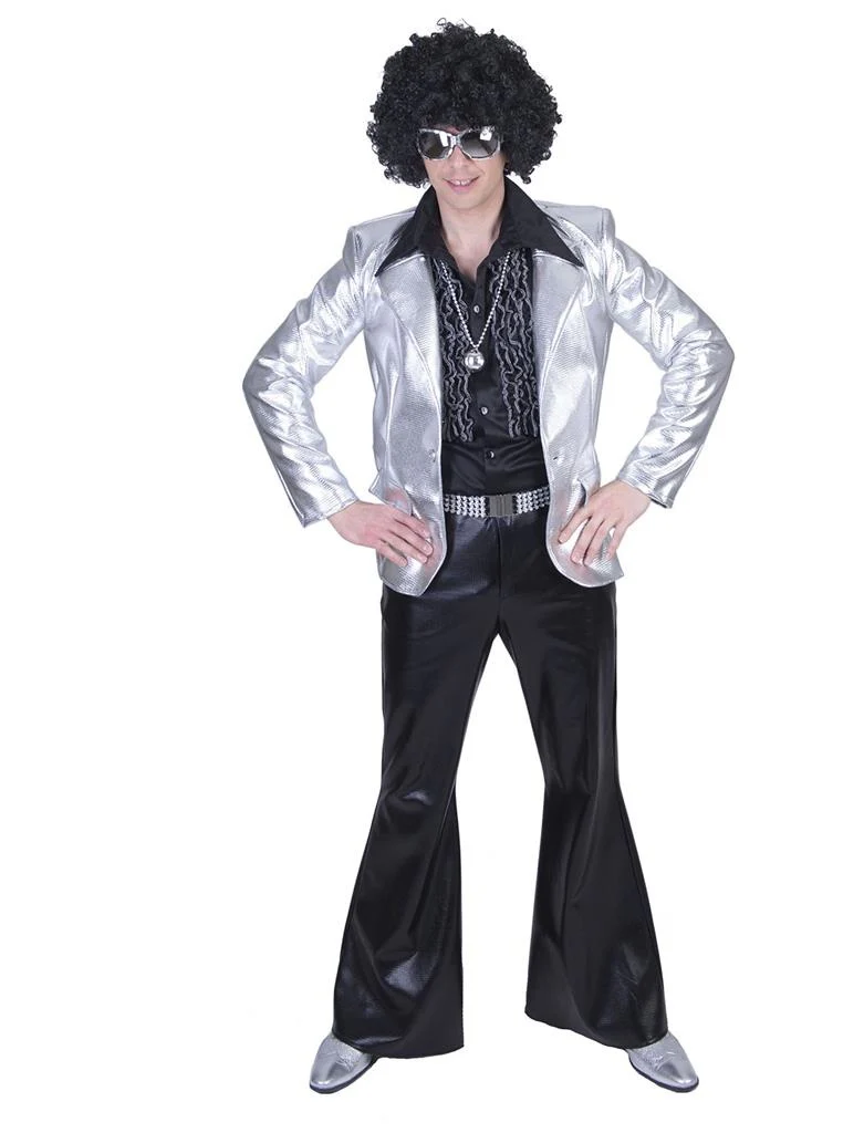 Disco broek Fever zwart - Image 3