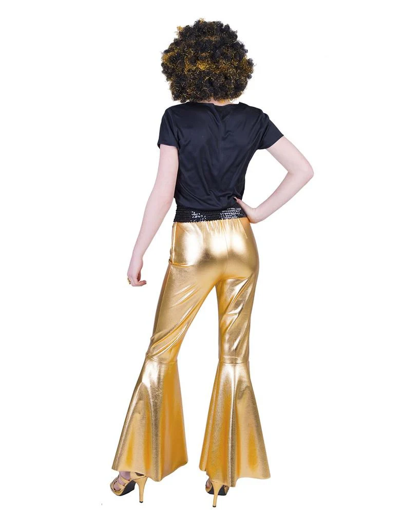 Gouden Disco broek Fever dames - Image 2