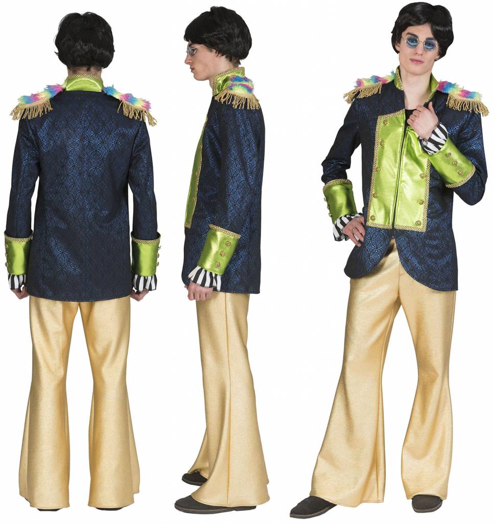 Disco broek Fever goud - Image 4