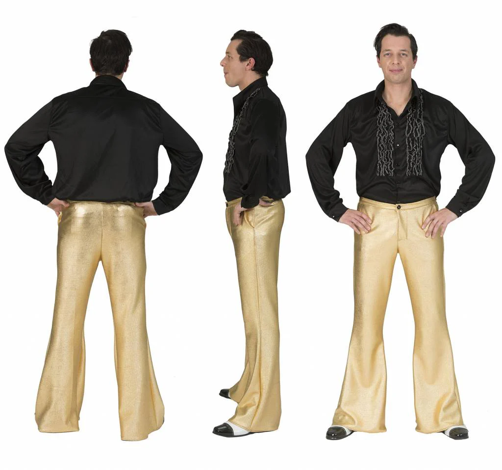 Disco broek Fever goud - Image 5
