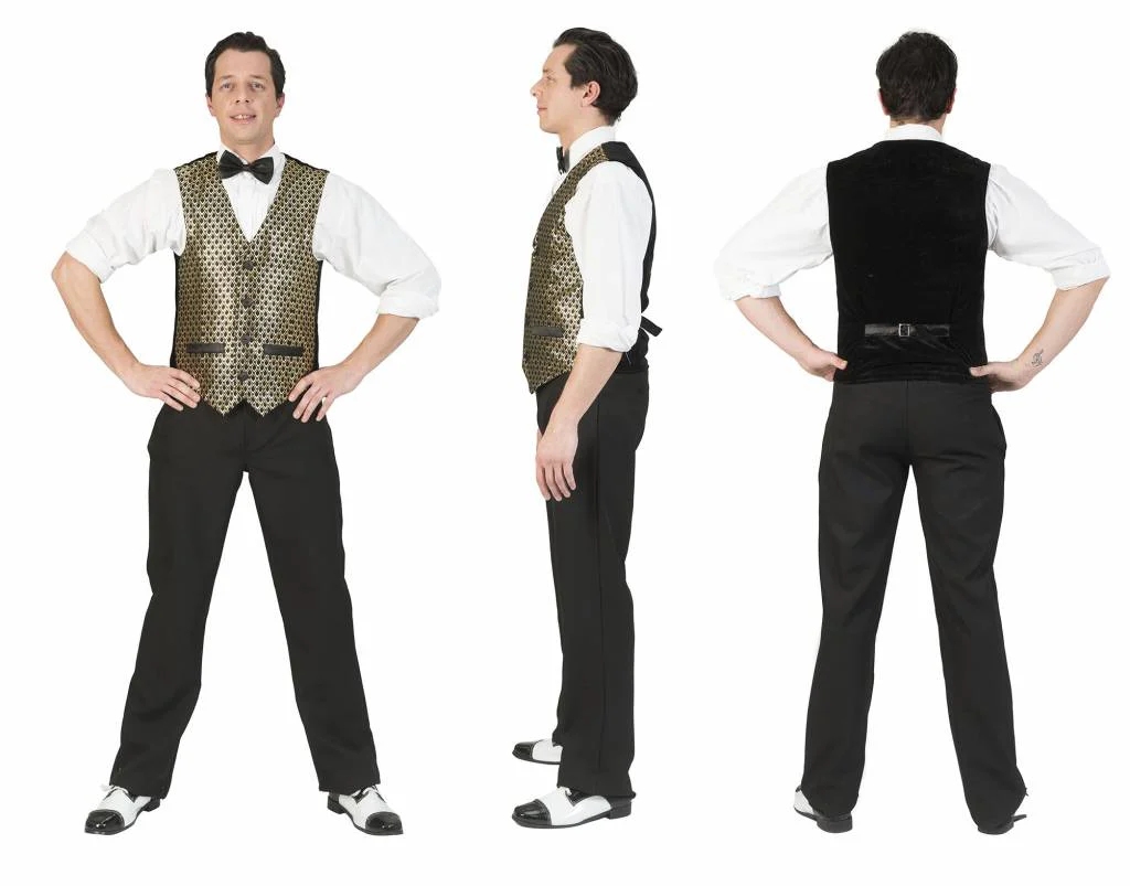 Disco Gilet Herman goud heren - Image 4