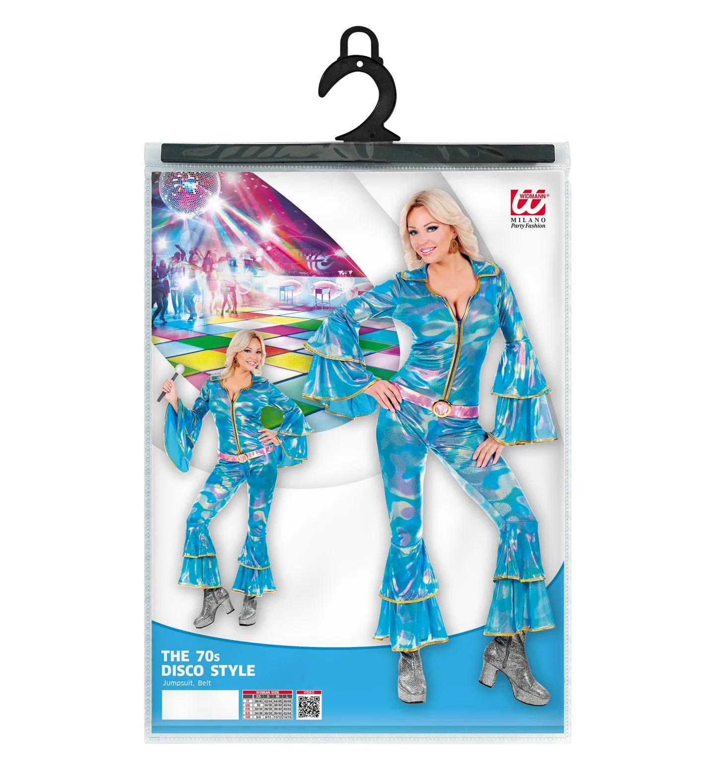 Disco queen jumpsuit blauw - Image 5