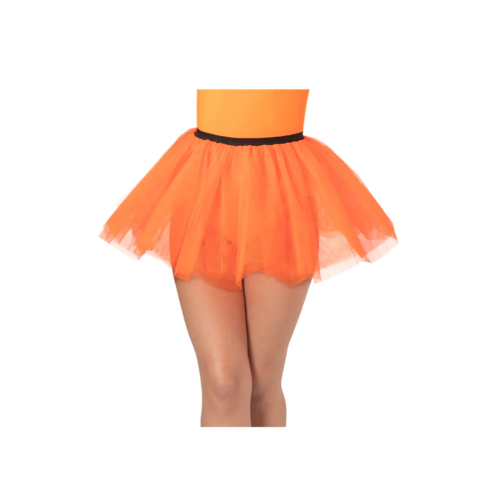 Disco rokje oranje voor kids