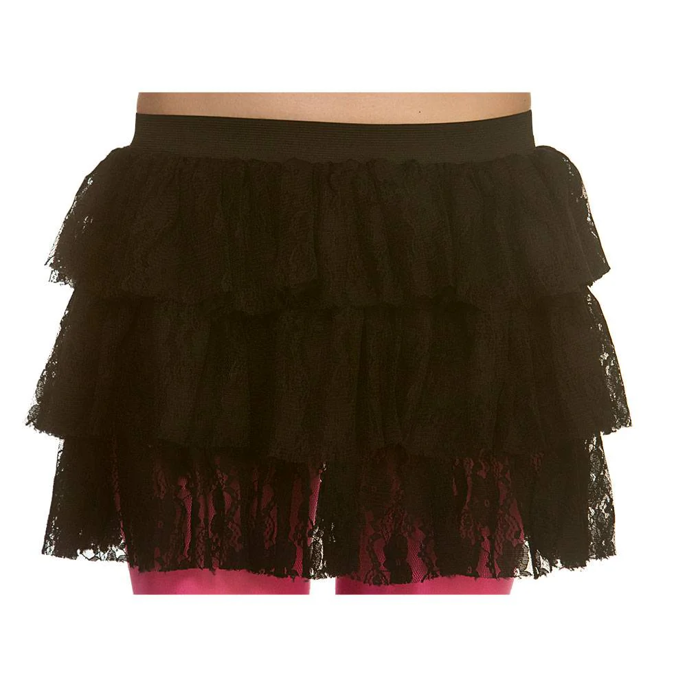 Disco tutu rokje zwart