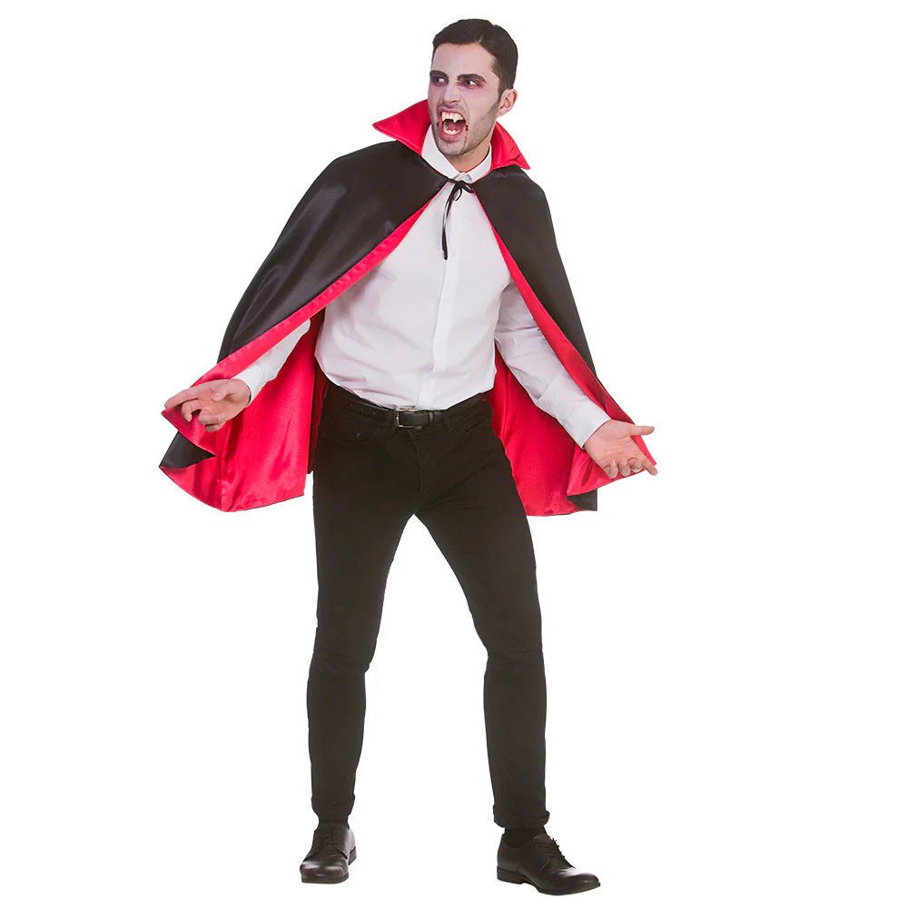 Vampieren cape unisex satijn 140cm - Image 2