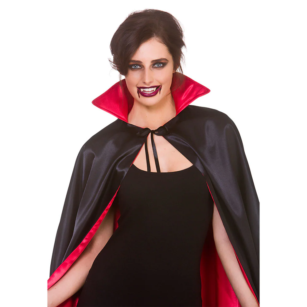 Vampieren cape unisex satijn 140cm - Image 4
