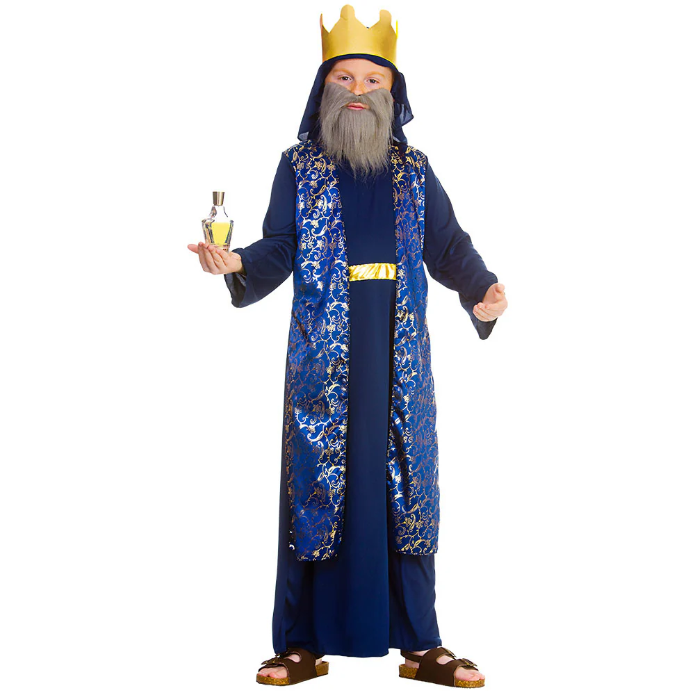 Drie koningen pak blauw kinderen