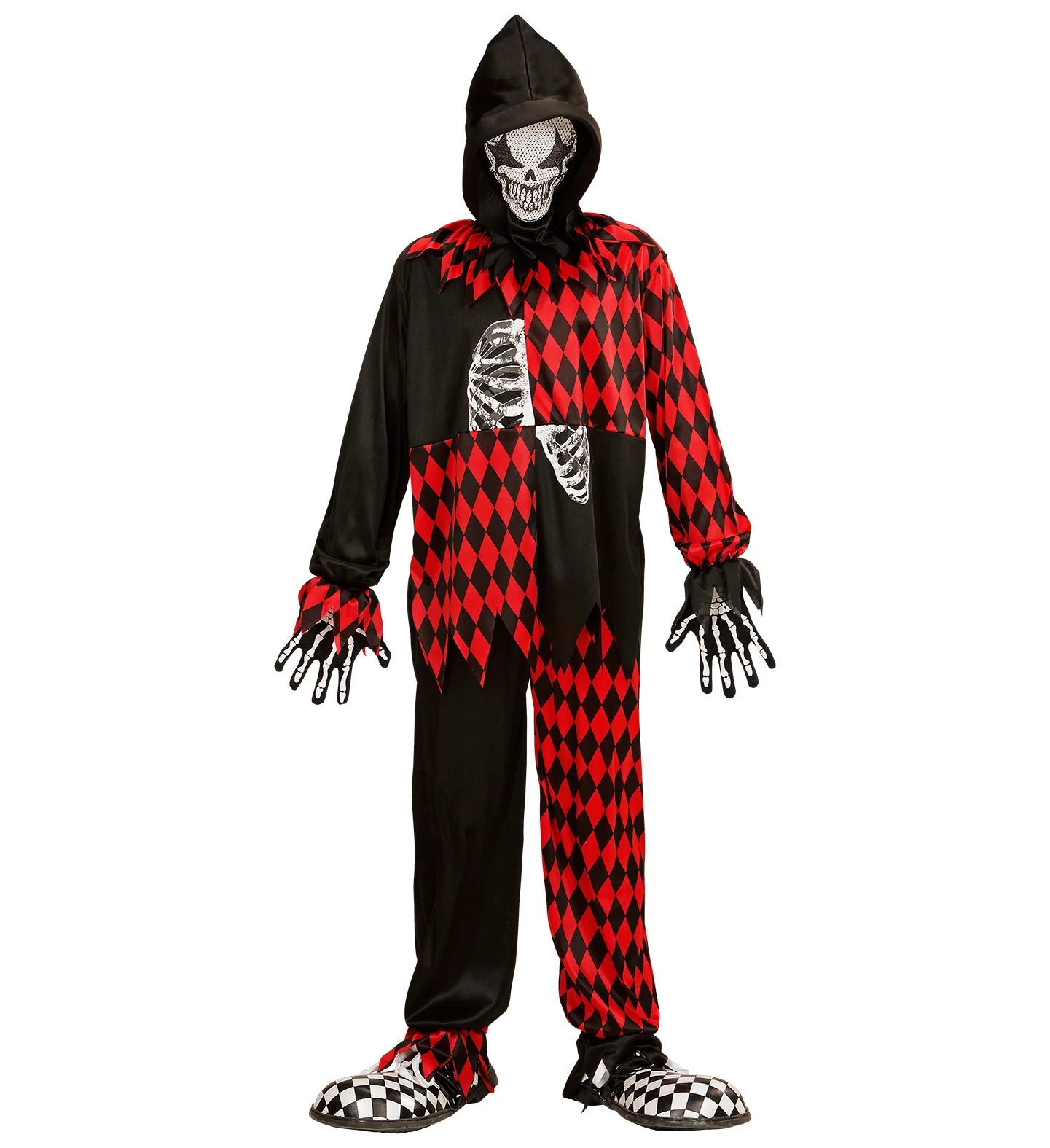 Duivel pak Jester voor kids - Image 3