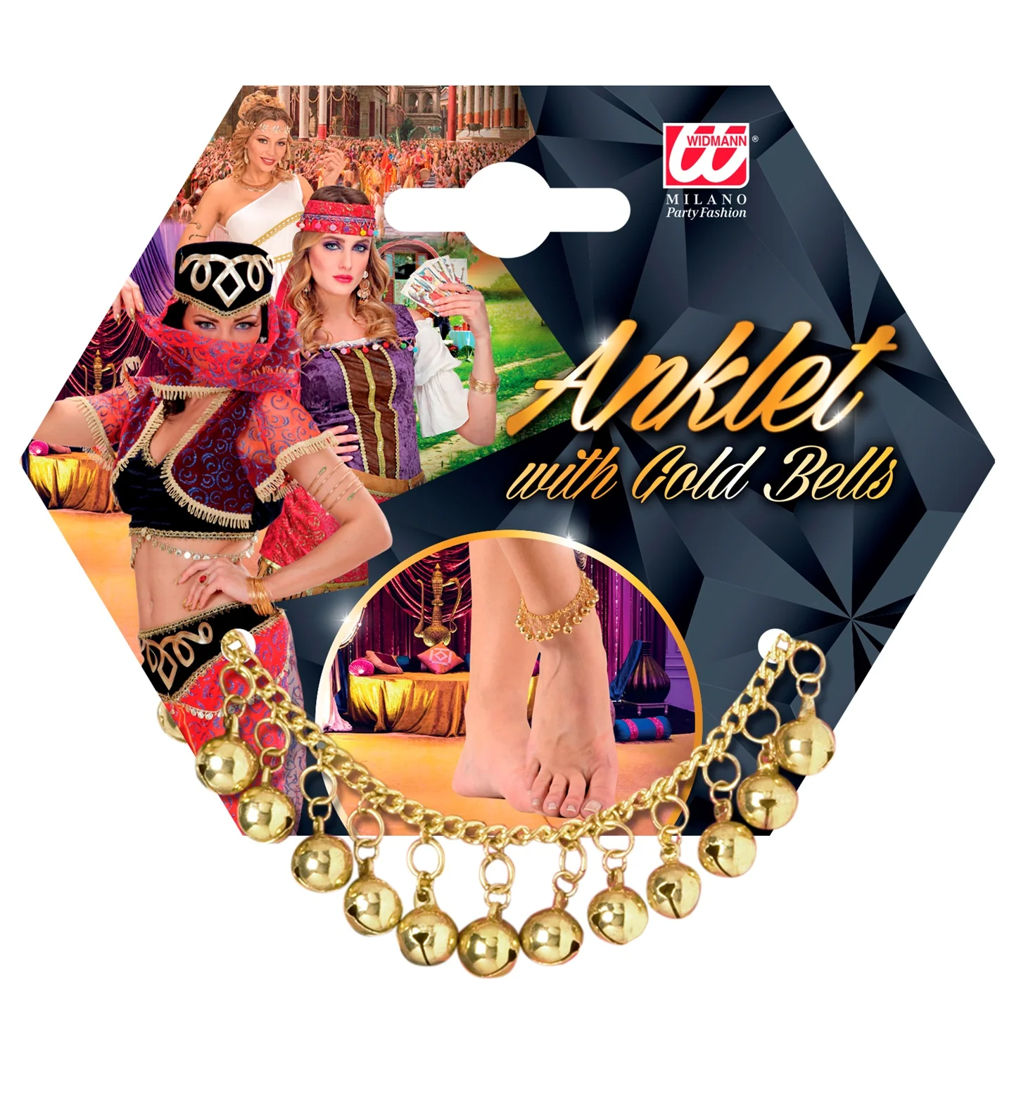 Enkelband met gouden belletjes - Image 5