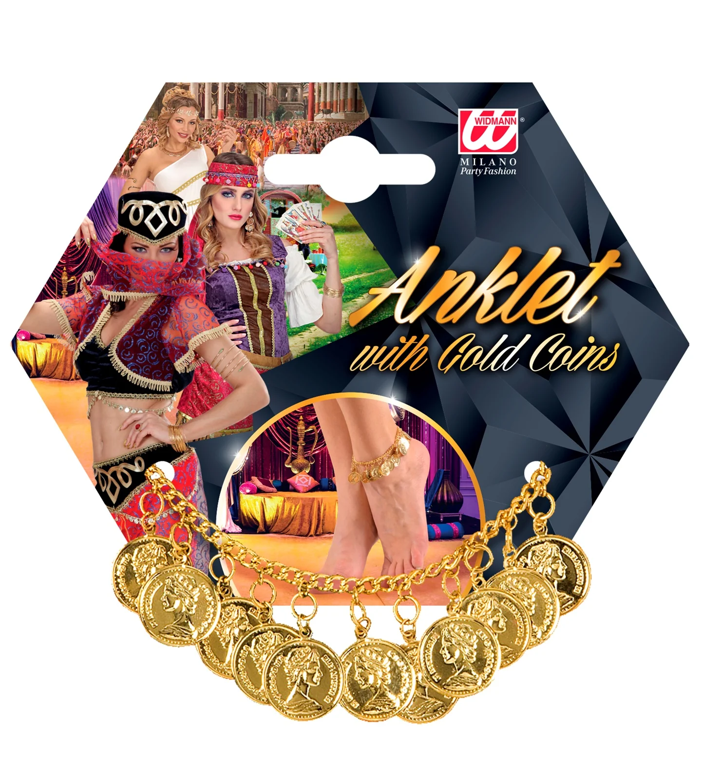 Enkelband met gouden penningen - Image 5
