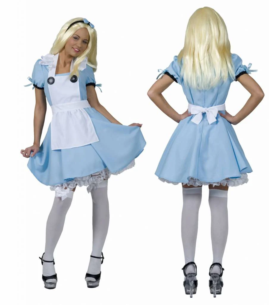 Alice in Wonderland jurkje blauw - Image 3