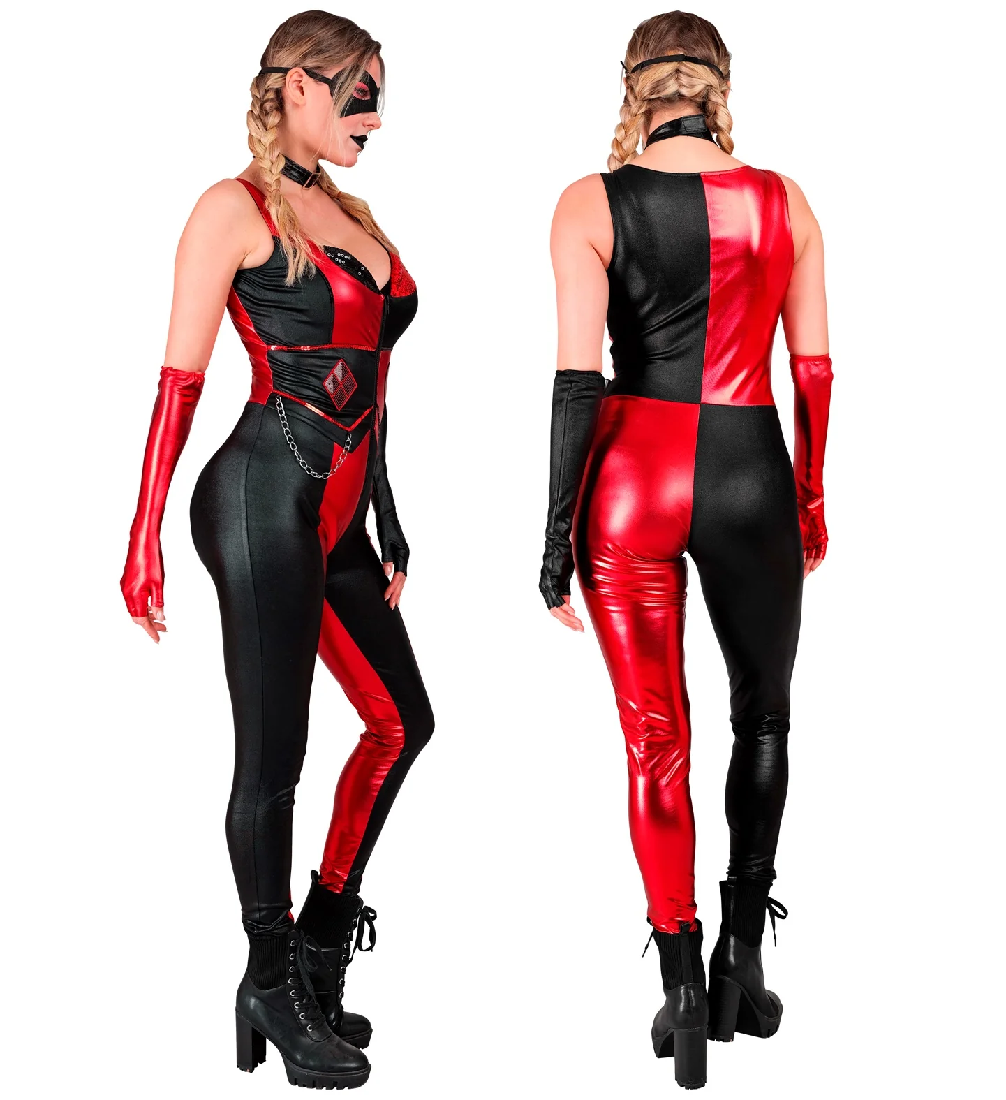 Evil harlekijn pak dames - Image 3