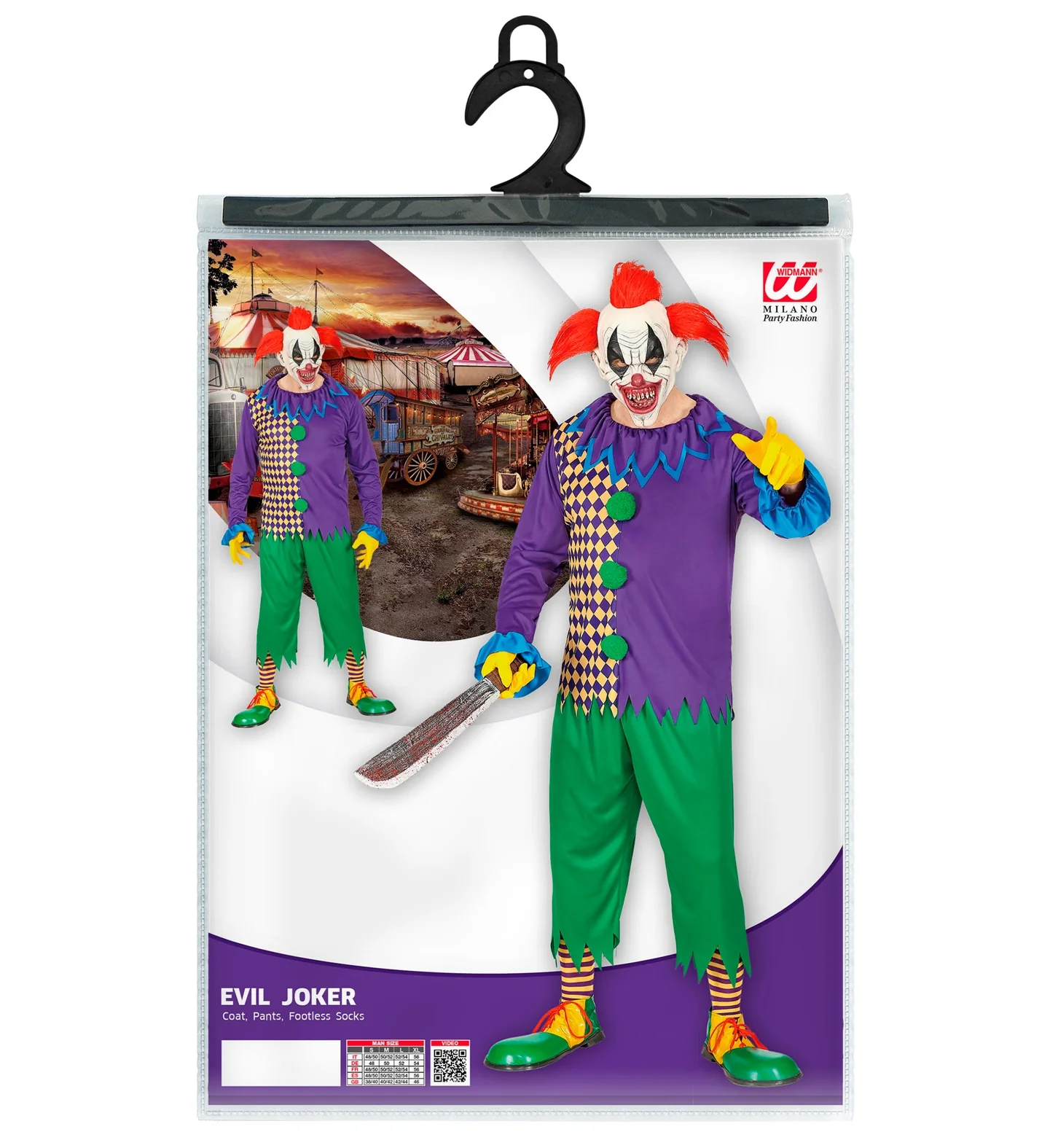 Duivels joker kostuum - Image 6