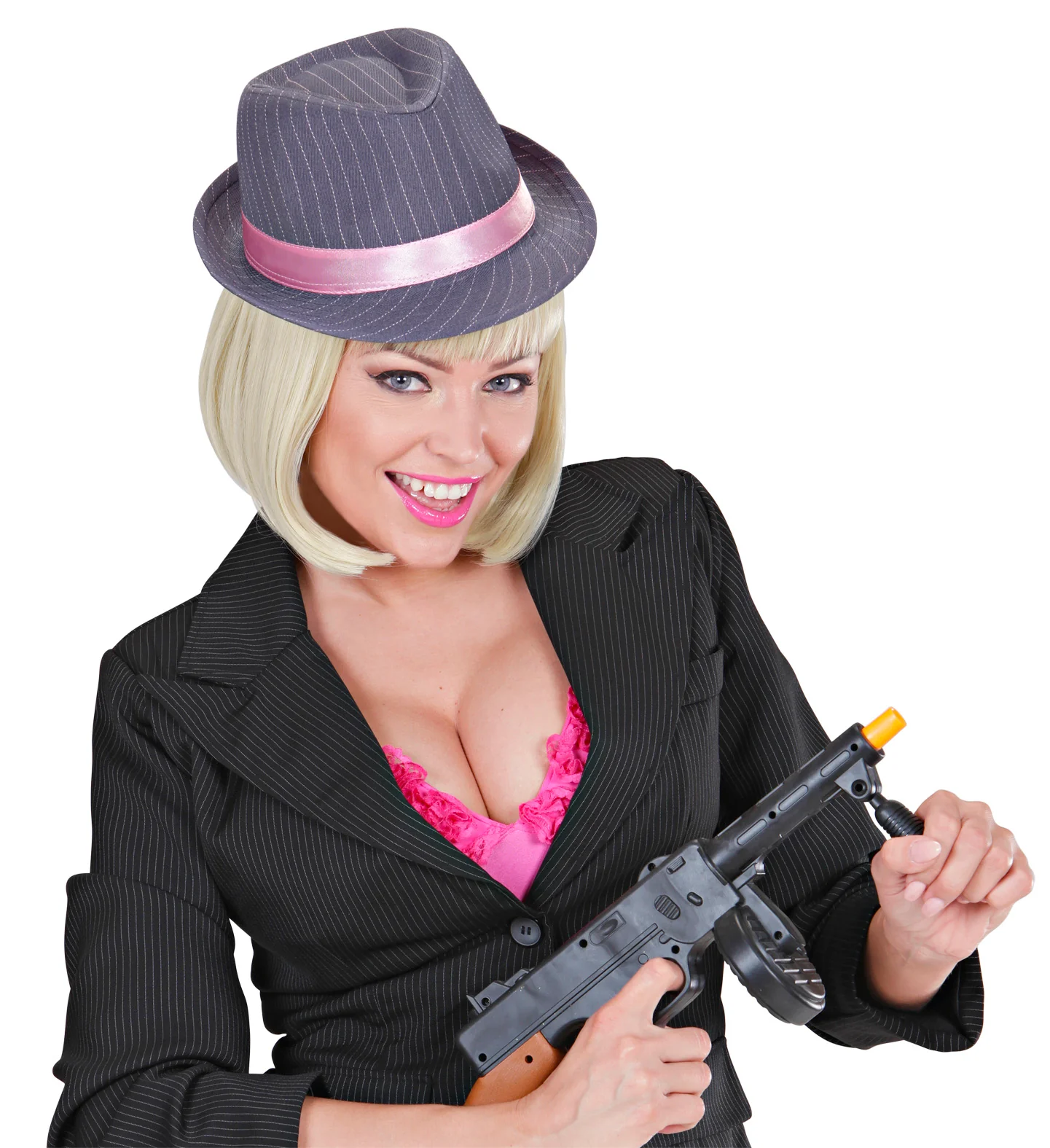 Fedora Grijs Met Krijtstrepen - Image 3