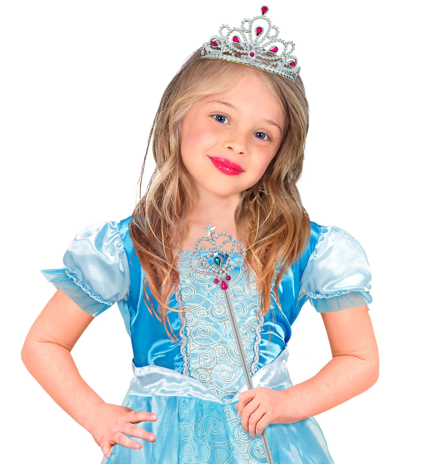 Prinsessenstaf zilver met gemsteen - Image 2