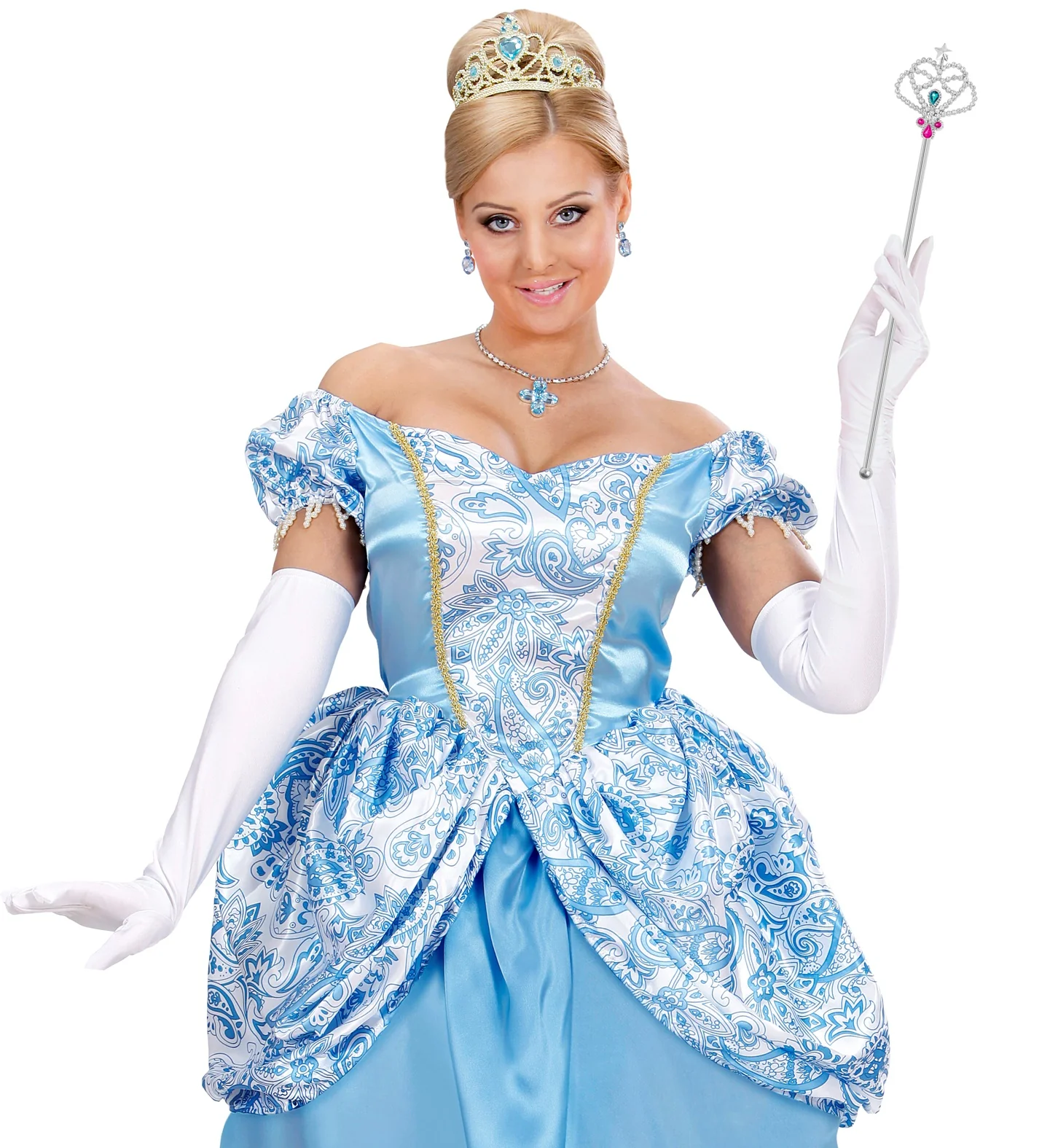 Prinsessenstaf zilver met gemsteen - Image 4