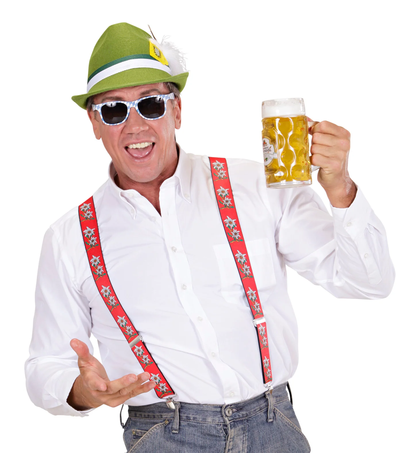Oktoberfest bril Beieren blau weiss - Image 5