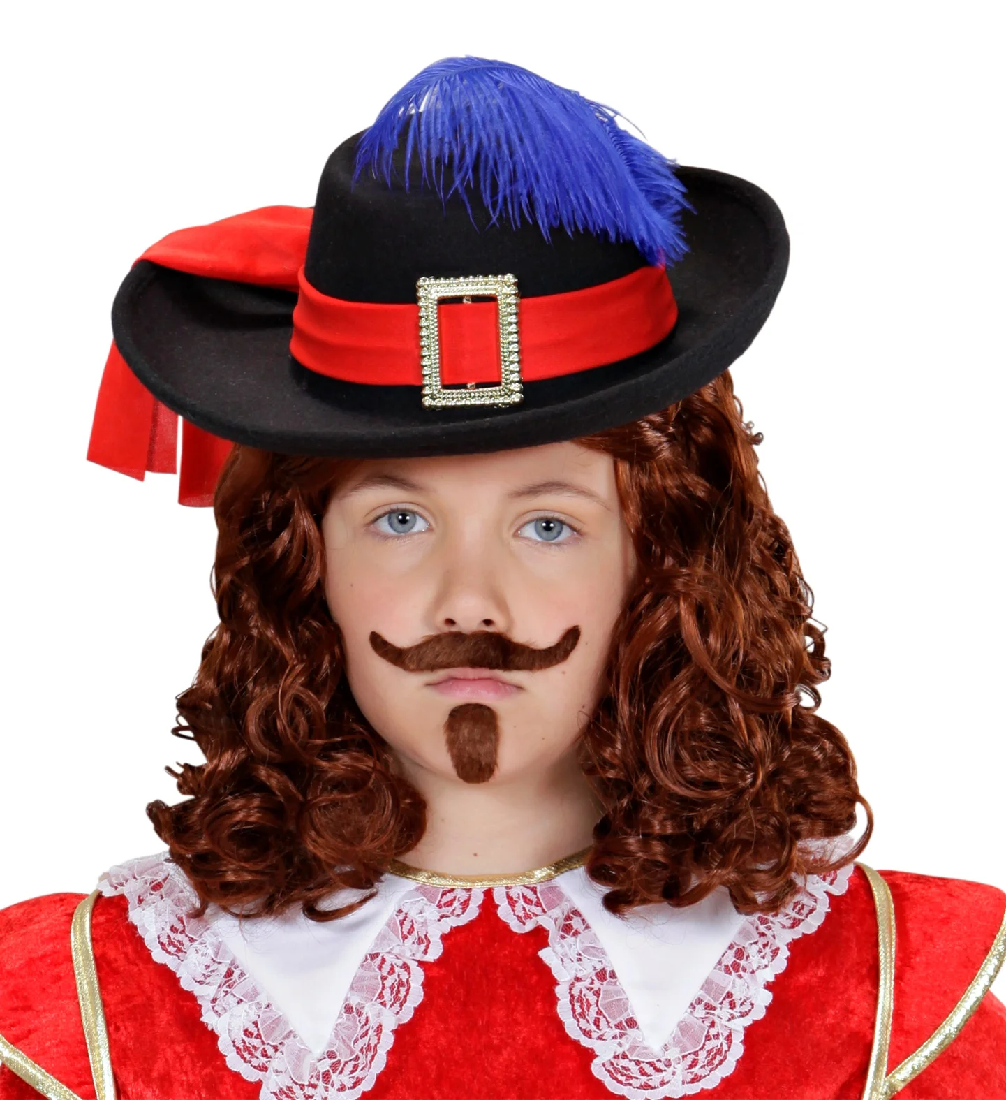 Musketiershoed kind met veer - Image 2