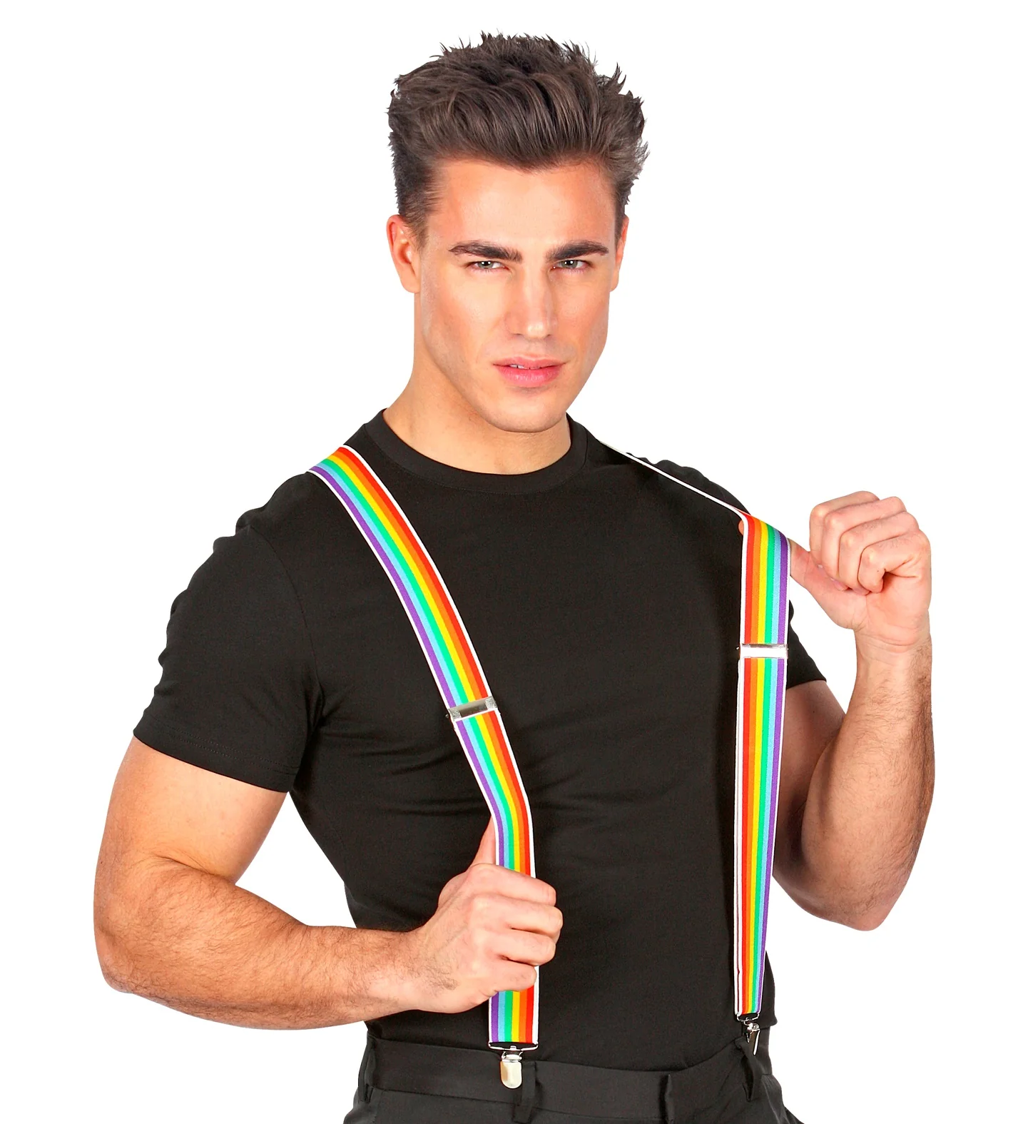 Regenboog bretels rechte streep - Image 6