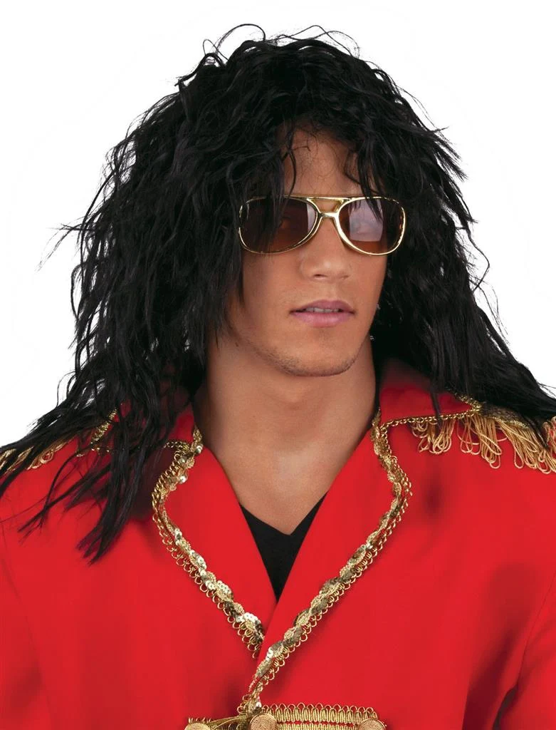 Pruik popster king of pop