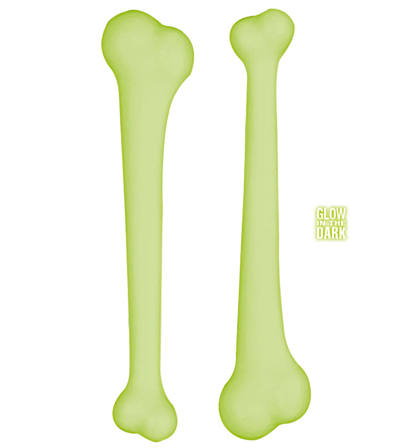 Nep botten met licht Glow in the dark
