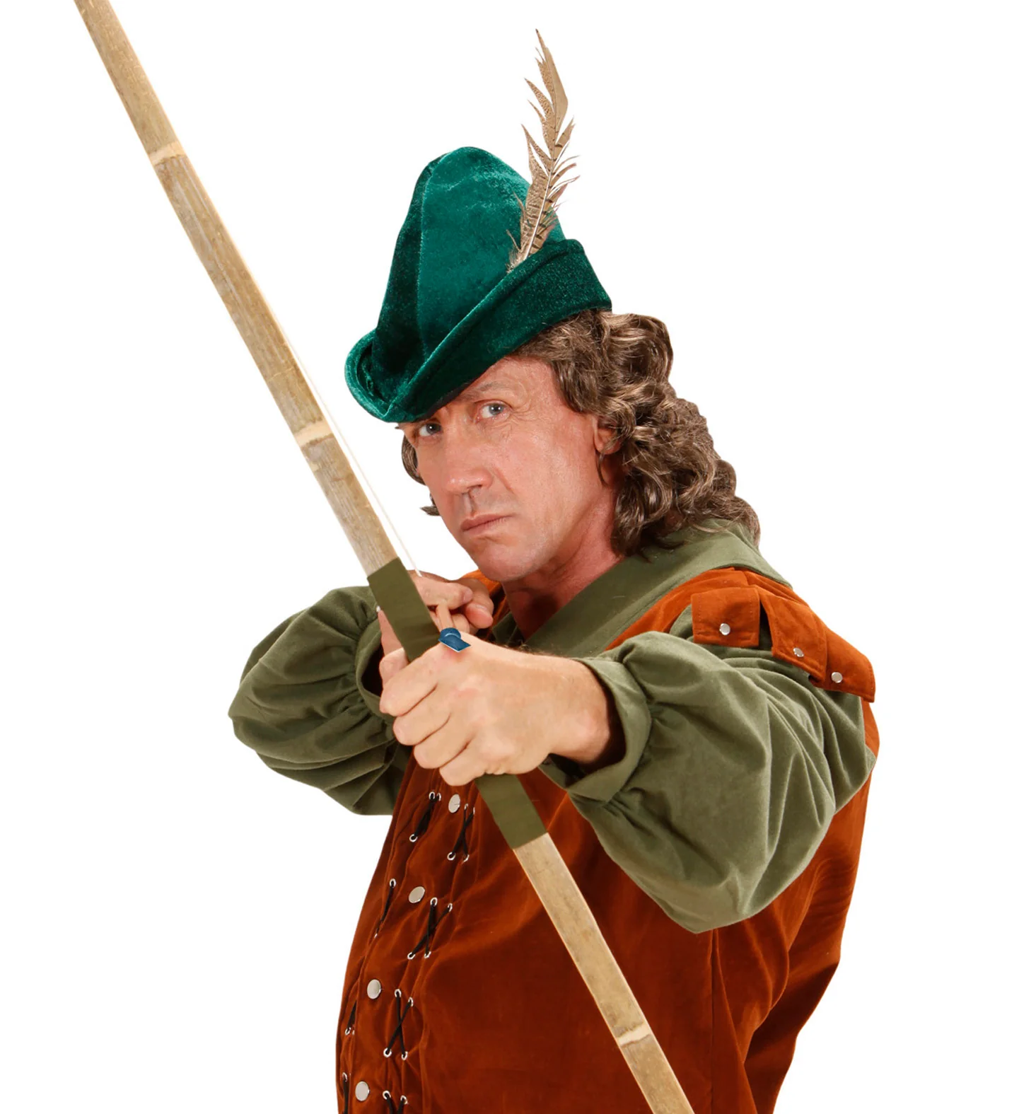 Robin hood hoed met veer - Image 3