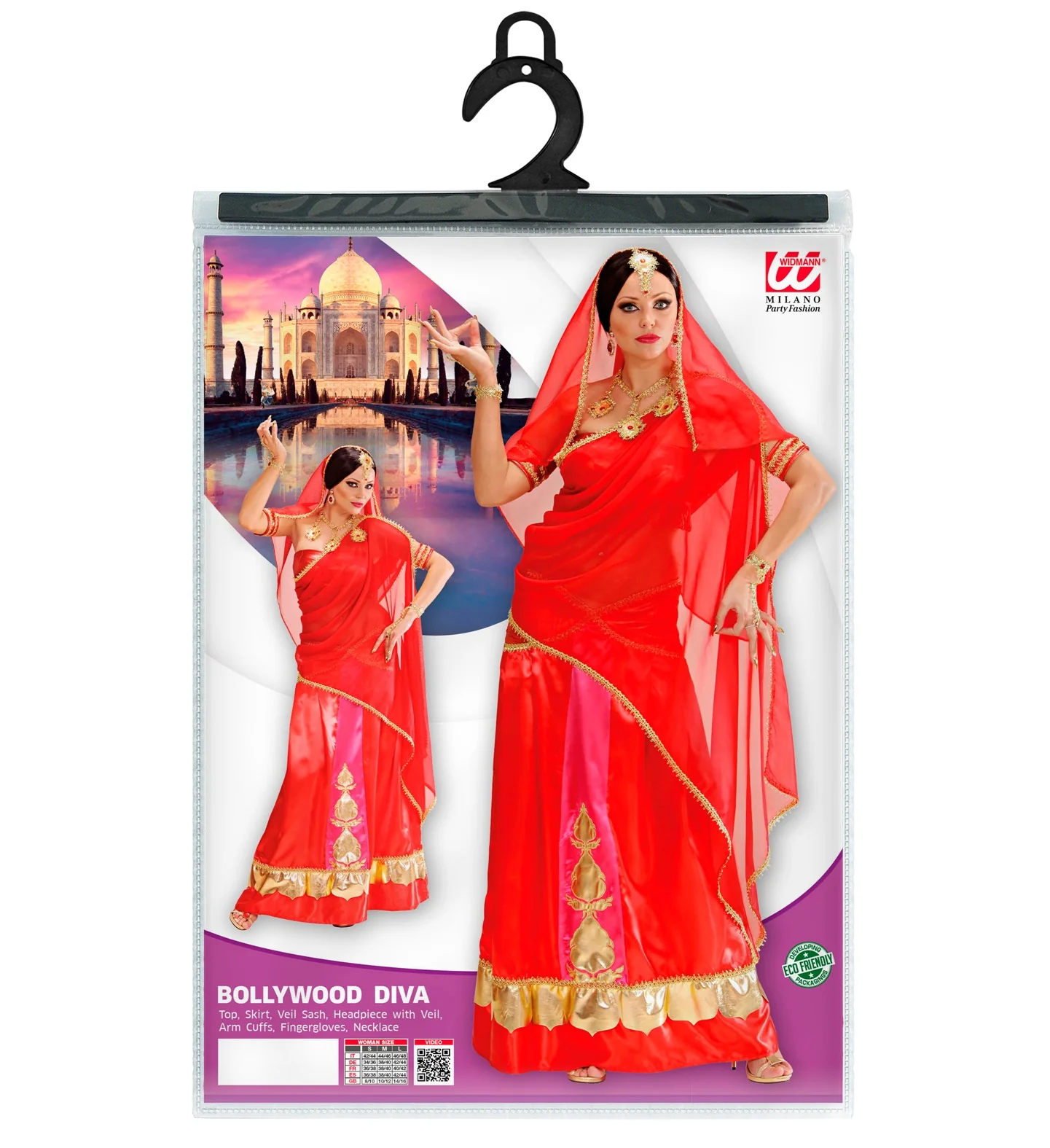 Bollywood pak rood Indische vrouw - Image 5