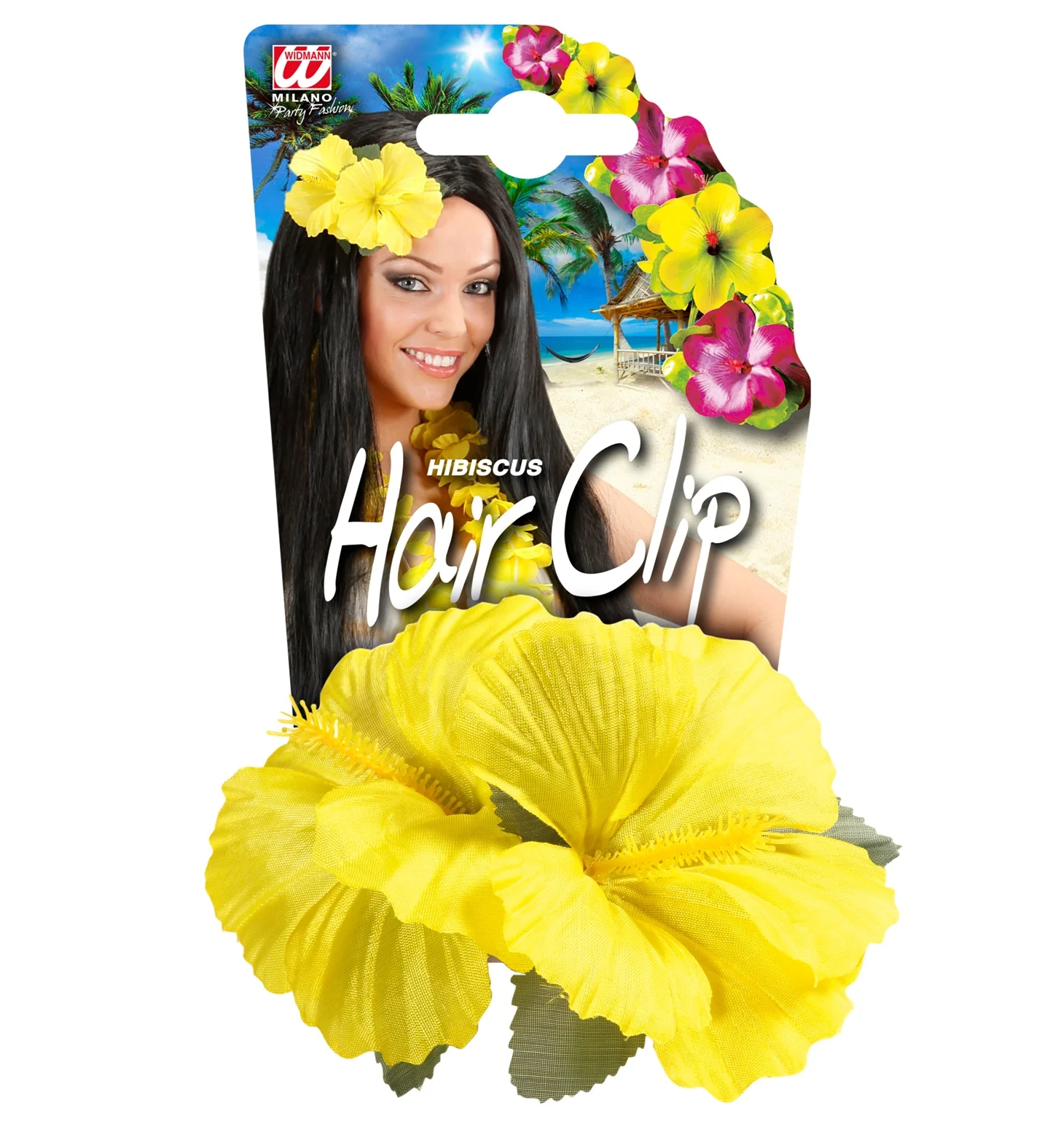 Hawaii bloem haarclip geel - Image 5