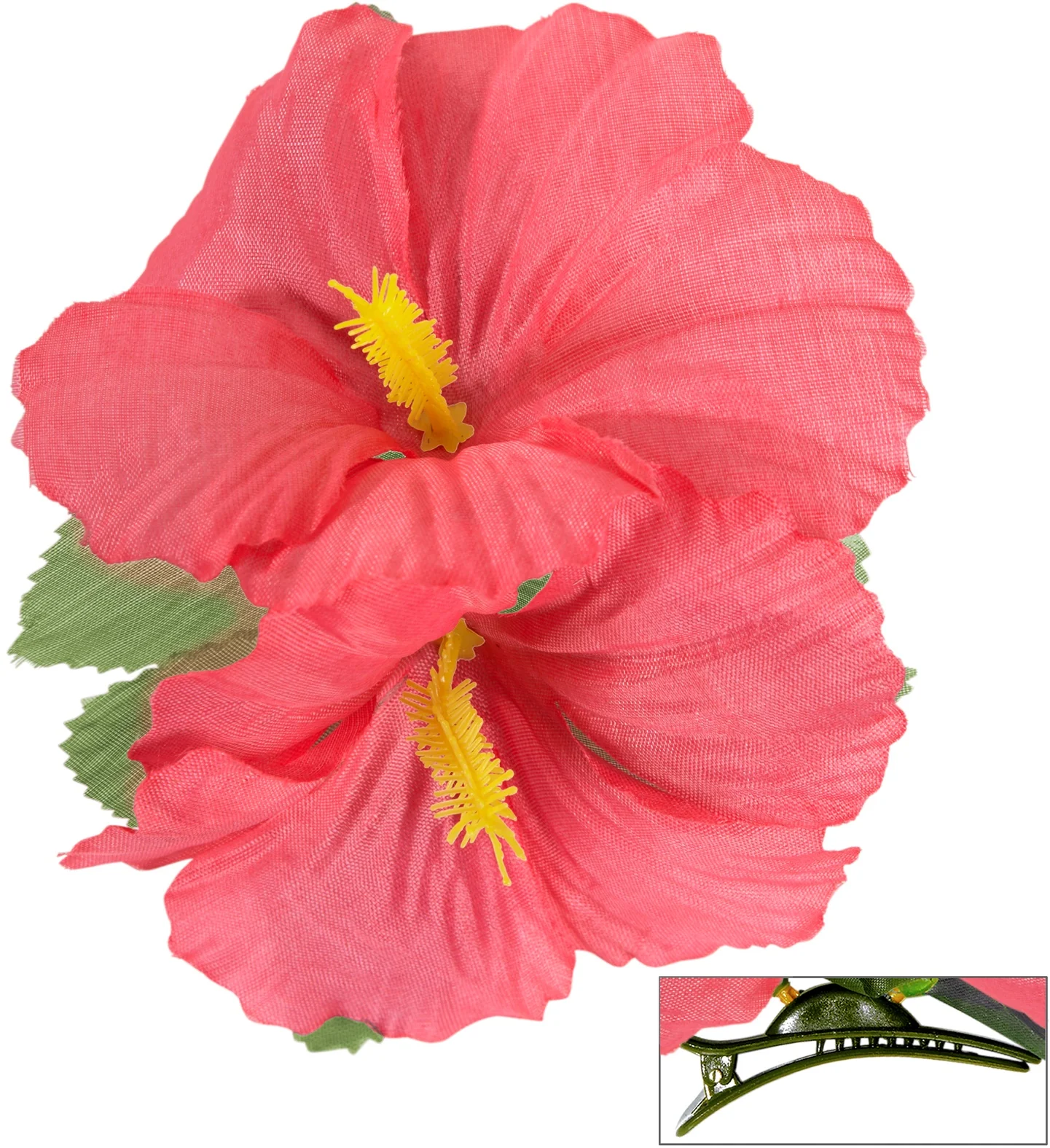 Hawaii bloem haarclip roze - Image 4