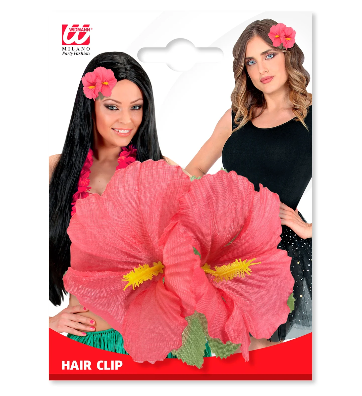Hawaii bloem haarclip roze - Image 5