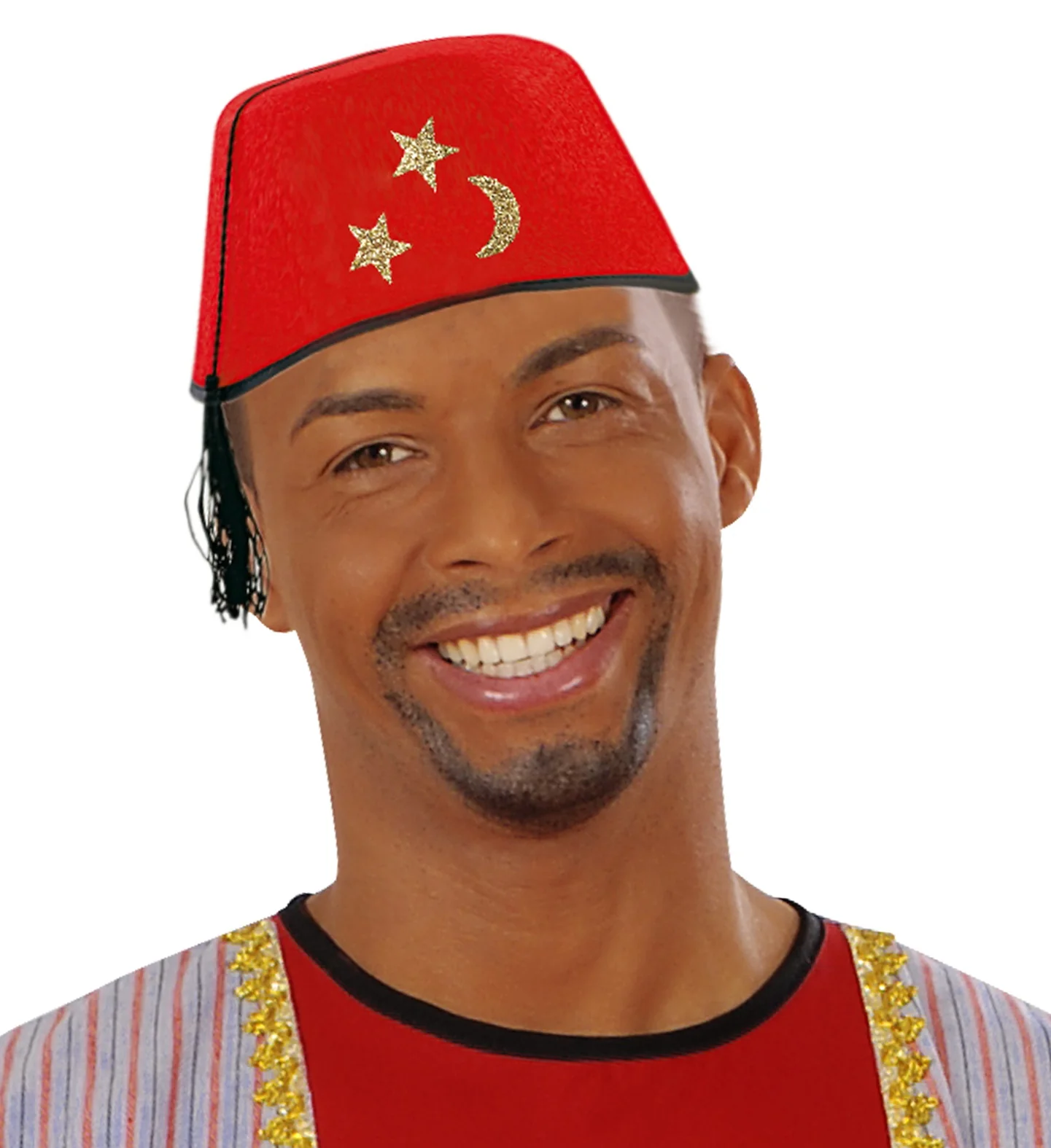 Fez hoed vilt rood - Image 3