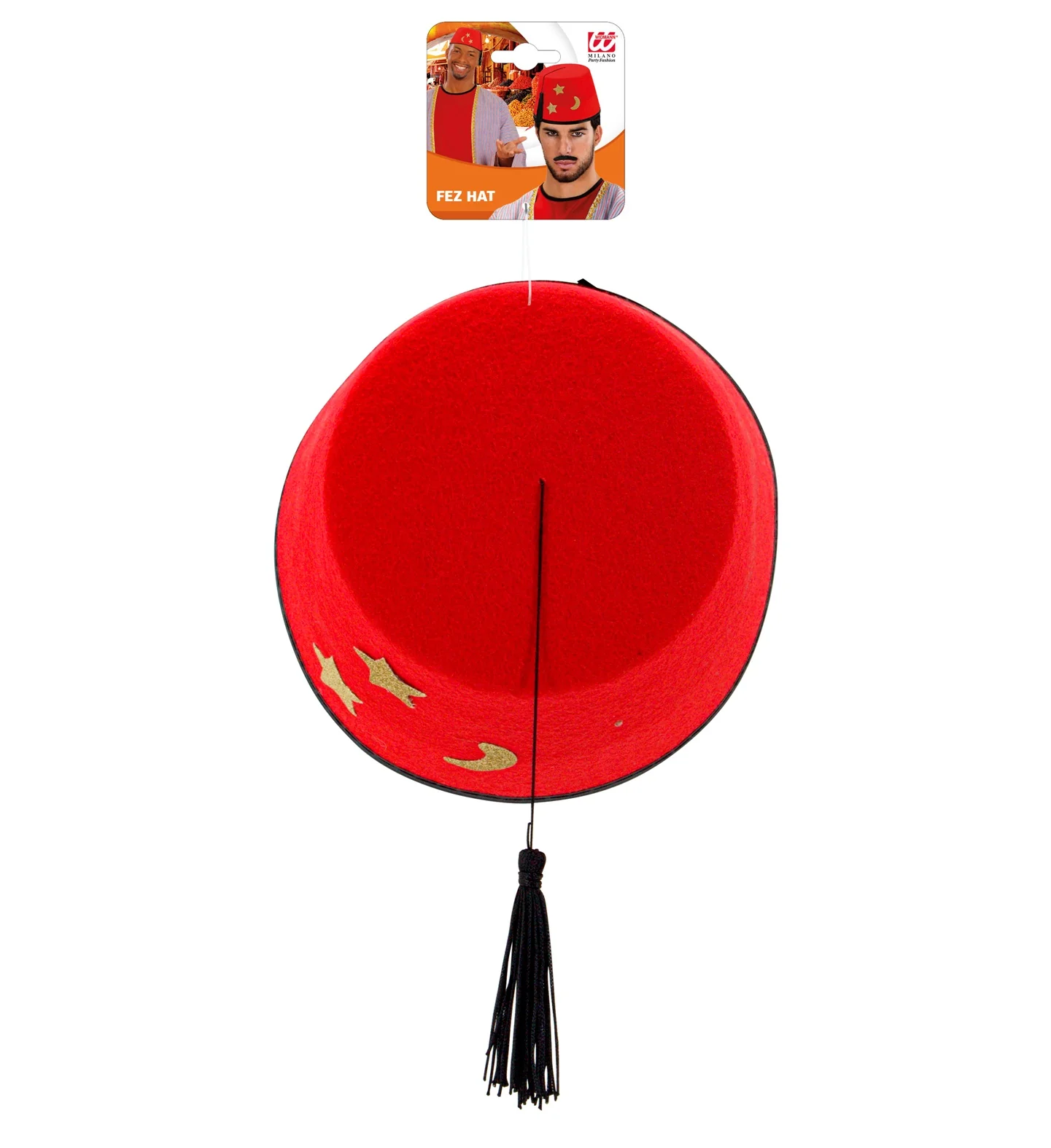 Fez hoed vilt rood - Image 5