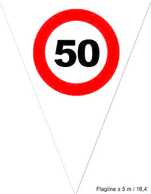 Vlaggenlijn 50 jaar met verkeersborden - Image 2