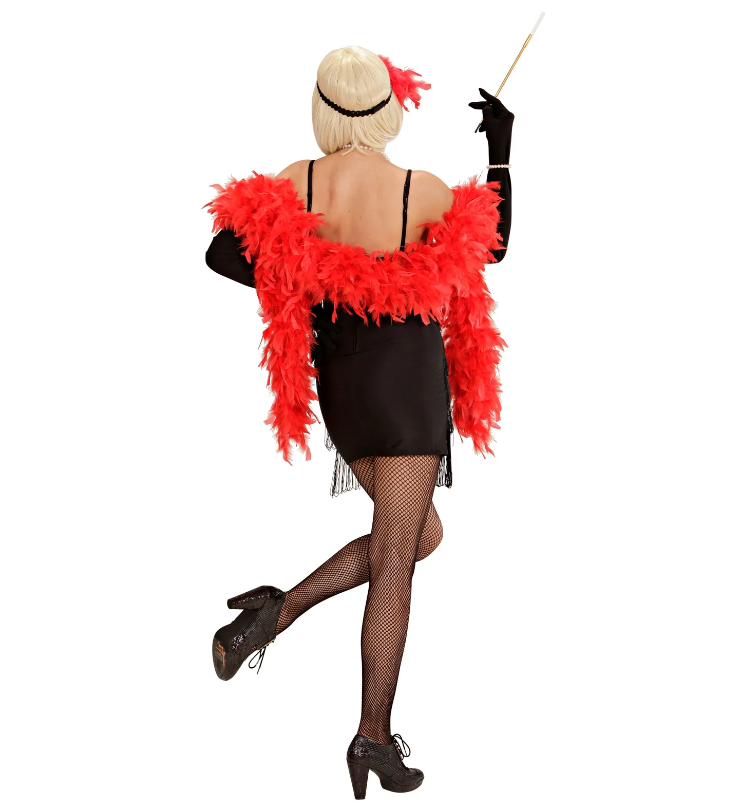Charleston jurkje Flapper zwart - Image 3