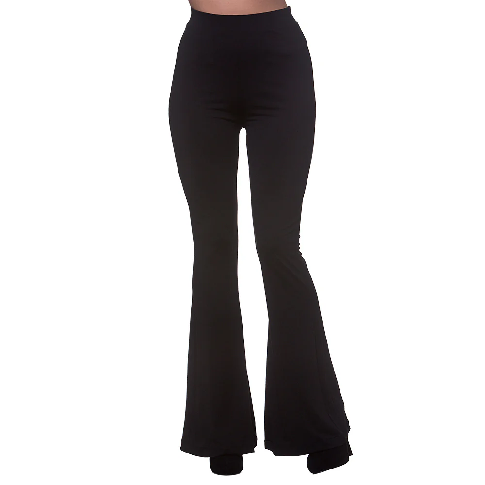 Flare broek dames Whitney zwart