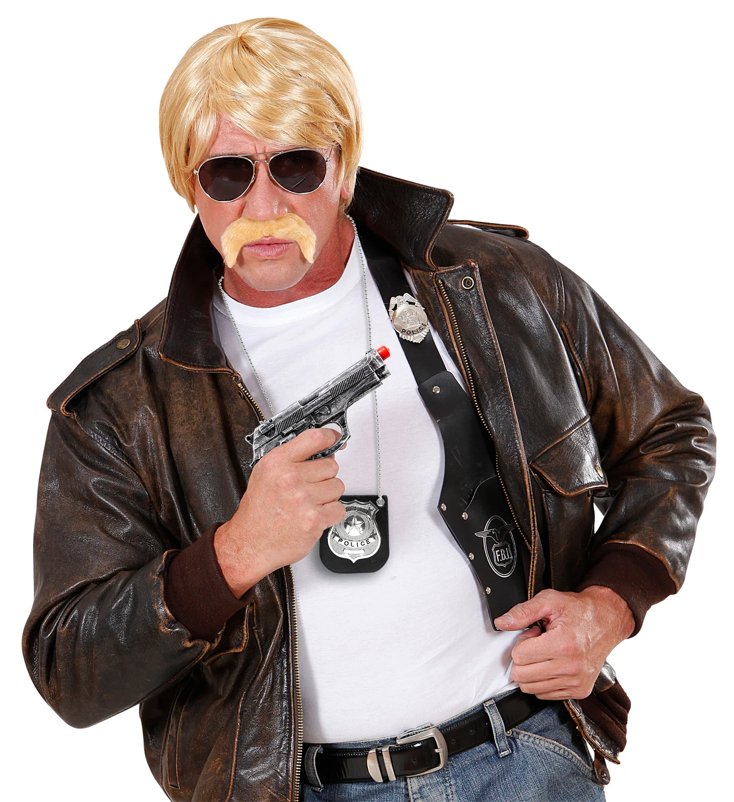 Foam latex pistool zwart 19cm - Image 2