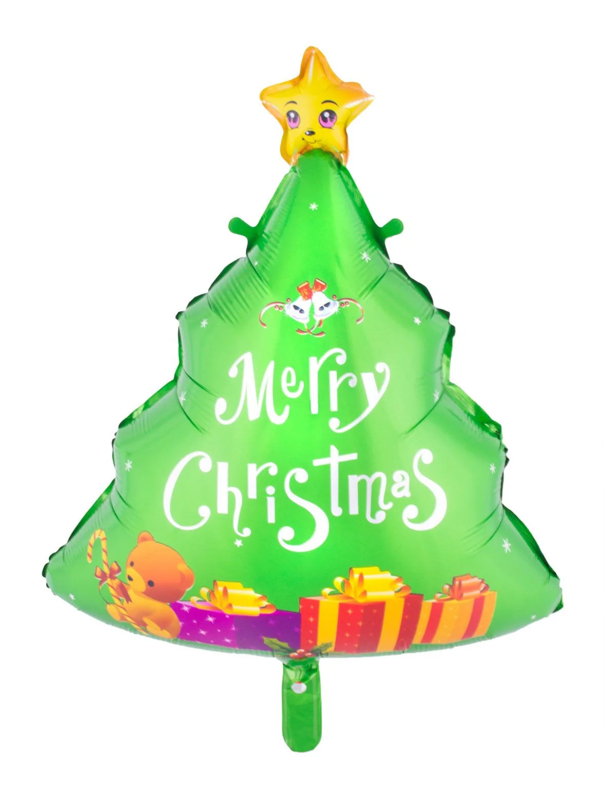 Folie ballon kerstboom Merry Christmas