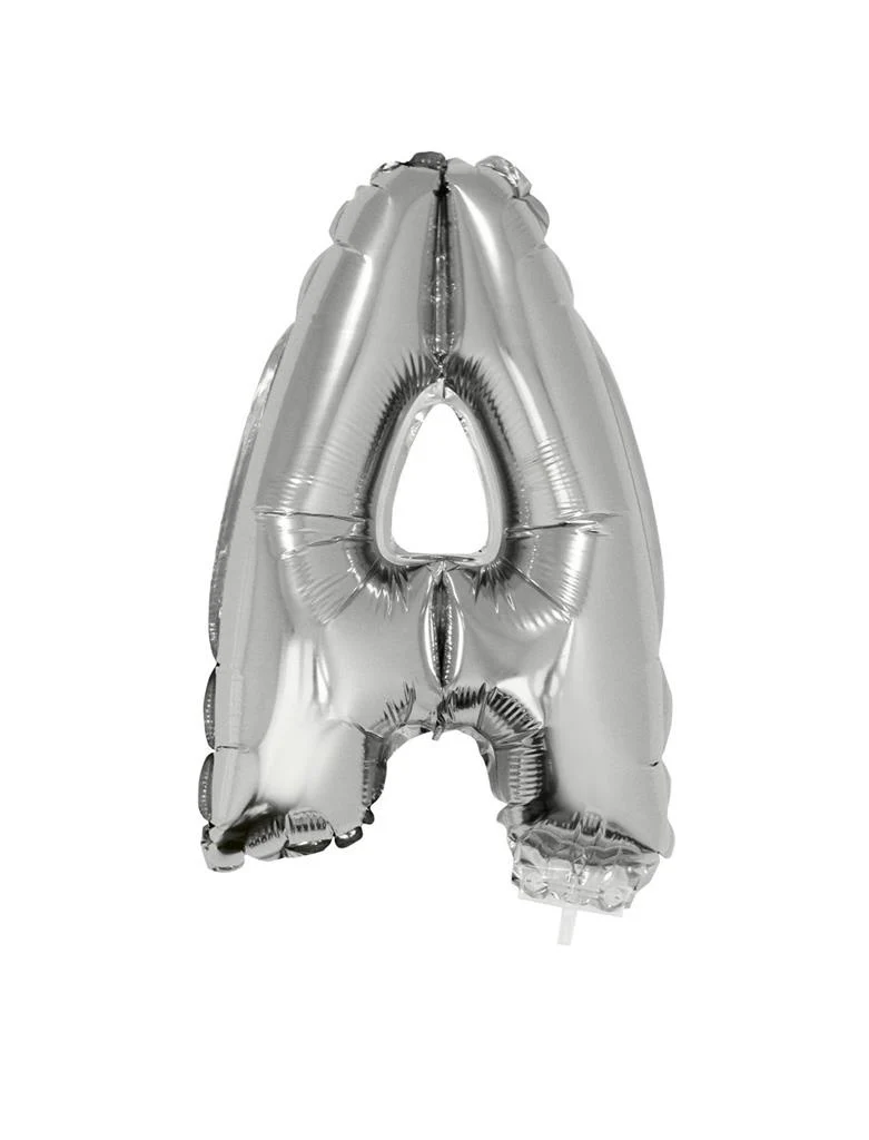 Folie ballon letter A Zilver