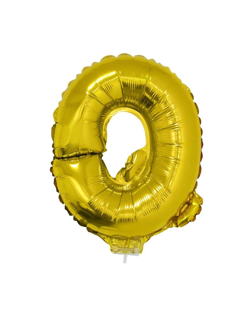 Folie ballon letter Q Goud