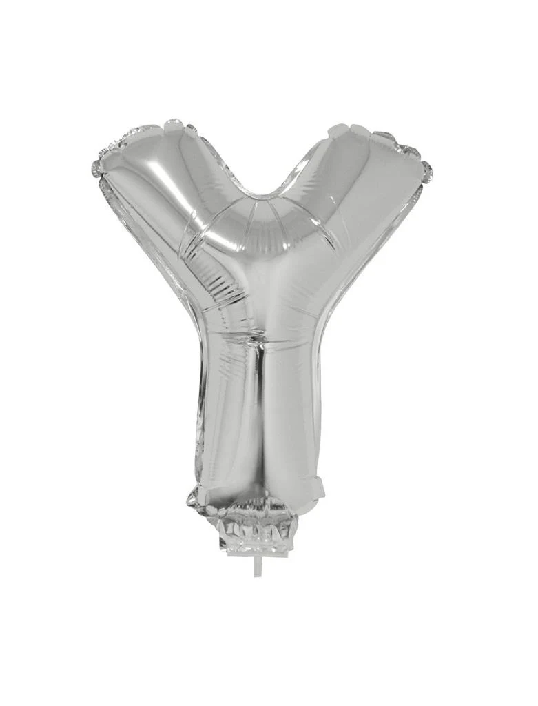 Folie ballon letter Y Zilver