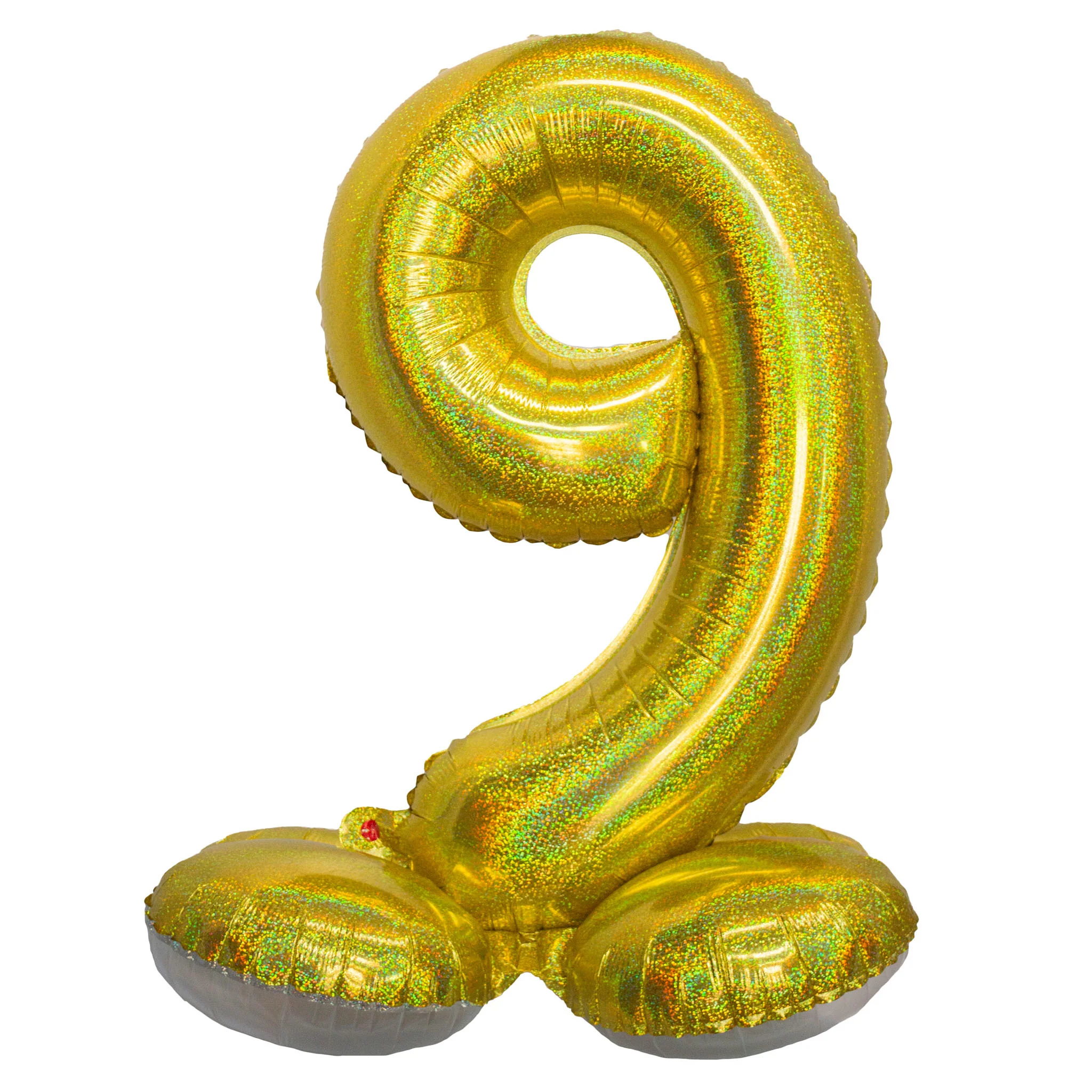 Folieballon 82 cm glitter goud - Image 10