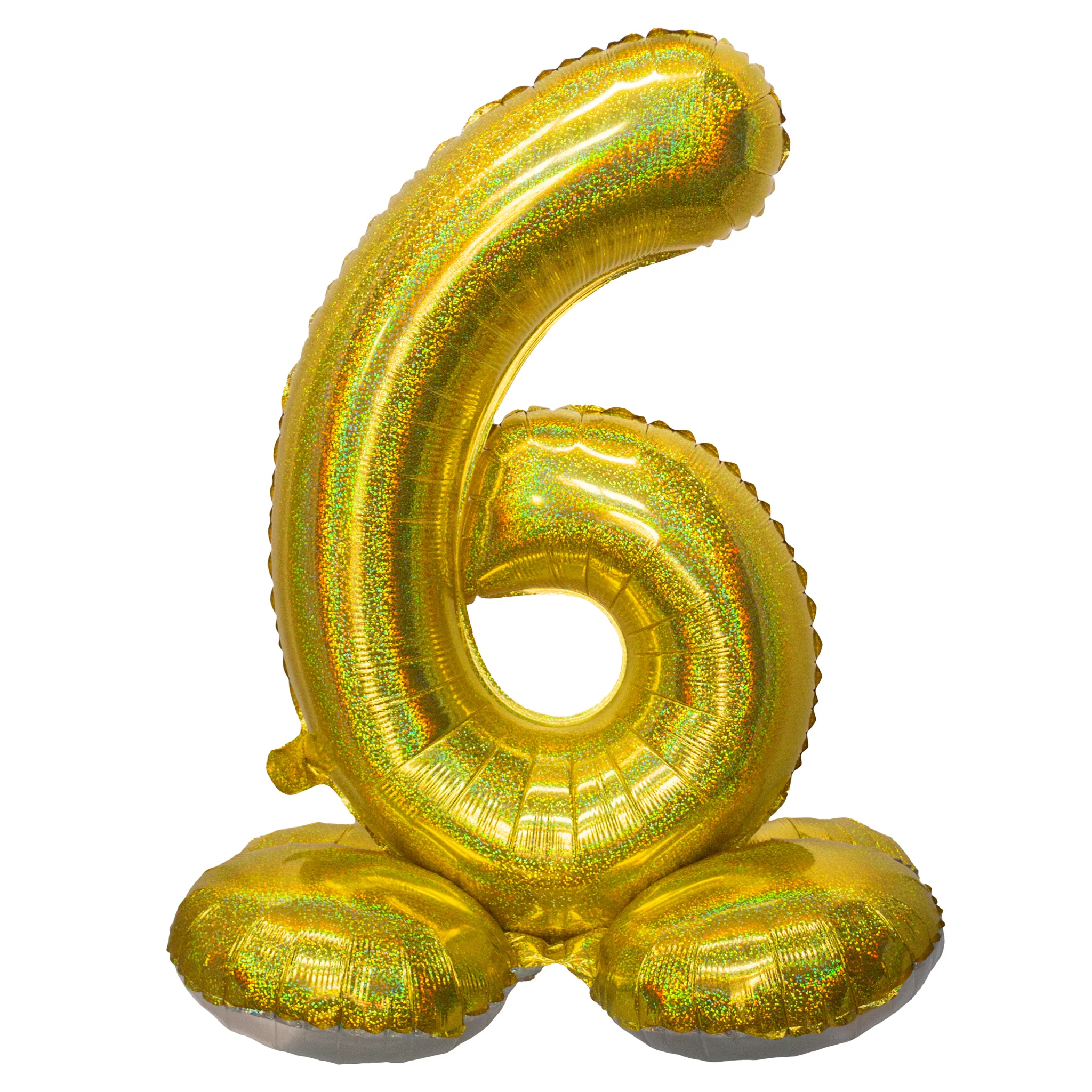 Folieballon 82 cm glitter goud - Image 7