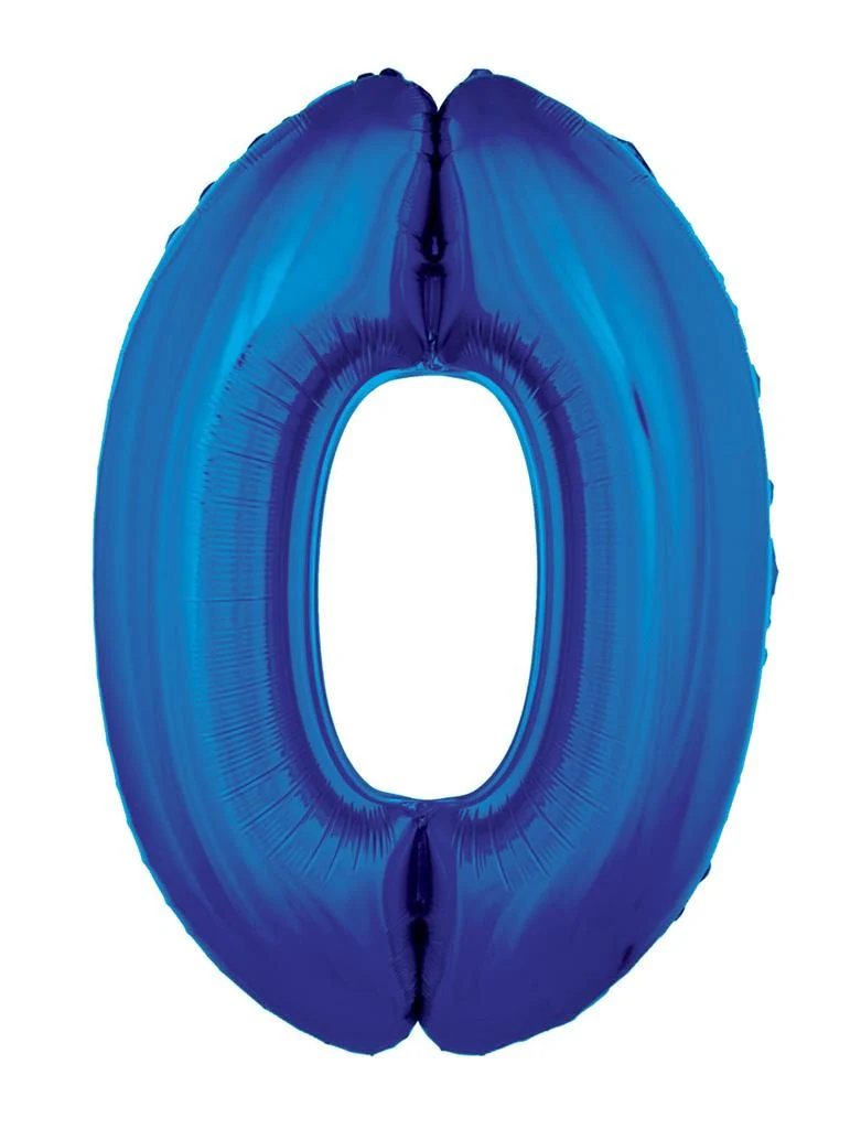 Folieballon 102 cm blauw - Image 2